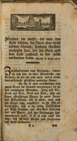 Vom Werthe der Standhaftigkeit : Eine Predigt, gehalten in der Pfarrkirche zu Dillingen von J. M. Sailer