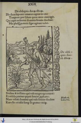 De obsequio duorum dominorum