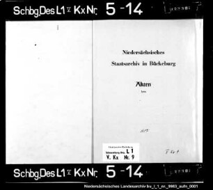 Quittungen für Freibriefe