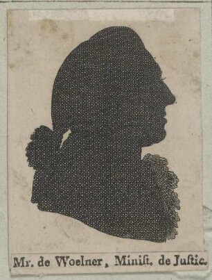 Bildnis des Johann Christoph von Wöllner
