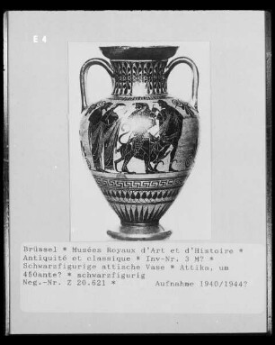 Schwarzfigurige attische Vase