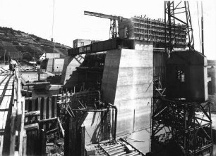 Wehrbaustelle Goßmannsdorf/Main