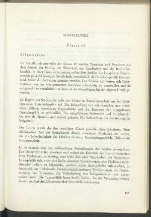 Sozialkunde