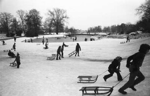 Agra-Park im Winter