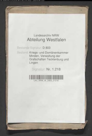 Das Landschaftskapital des v. Zastrow