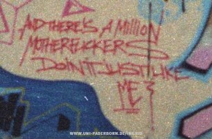 AND THERE'S A MilliON MOTHERFUCKERS DOiN iT jUST LiKE ME!