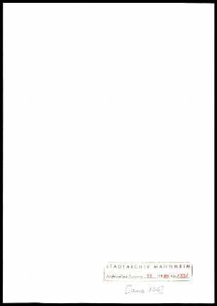 Arbeitlang, Erich, Berlin, Schriftwechsel mit Wichert