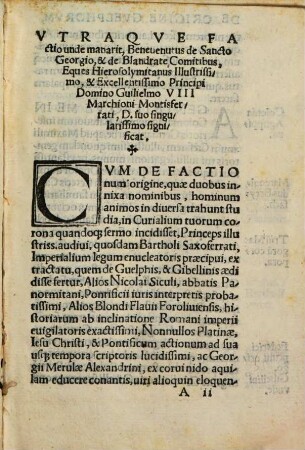 De exitialium factionum origine ... libellus