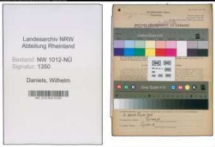 Entnazifizierung Wilhelm Daniels , geb. 10.01.1891 (Kaufmann)
