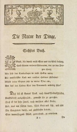 Sechstes Buch