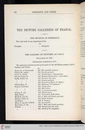 The picture galleries of France
