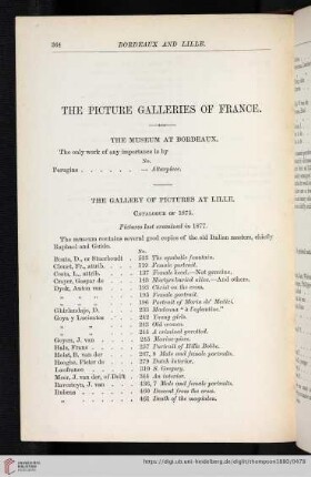 The picture galleries of France