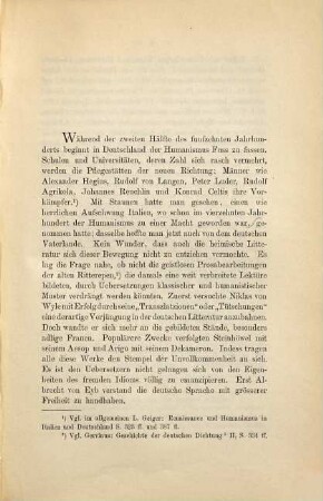 Albrecht von Eyb als Übersetzer