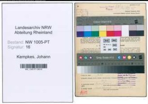 Entnazifizierung Johann Kempkes , geb. 03.06.1900 (Telegrafenleitungsaufseher)