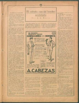 El extraño caso del hombre aeróstato