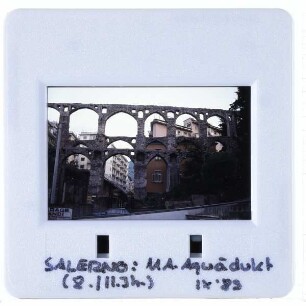 Salerno, Mittelalterliches Aquädukt