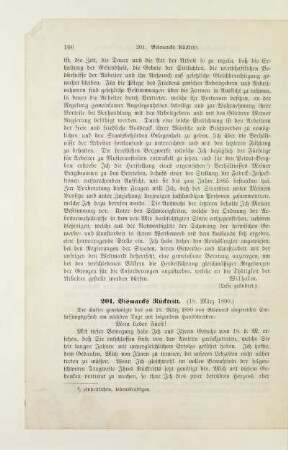 201. Bismarcks Rücktritt. (18. März 1890)