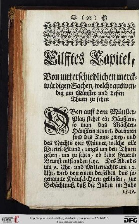 Eilfftes Capitel