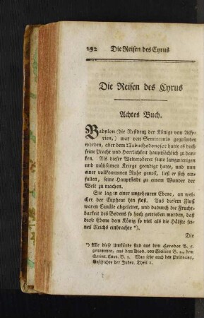Achtes Buch.