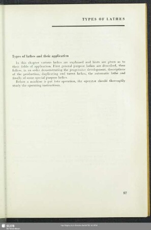 Types Of Lathes