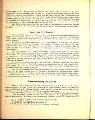 Zusammenfassung und Schluss.