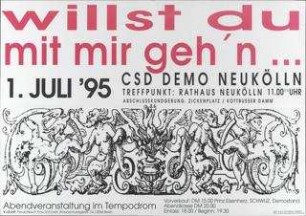 Willst du mit mir geh'n ...