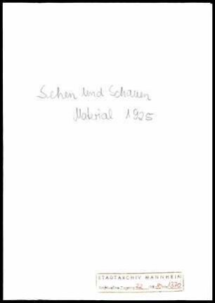 Literarische Arbeiten .- Manuskripte und Manuskriptfragmente Bd. 26: Vortrag Sehen und Schauen (Manuskript, handschriftlich und Materialsammlung)