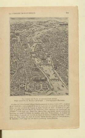 Le centre de Paris au dix-huitième siècle. Plan conservé au Musée Carnavalet. - Photographie Hachette