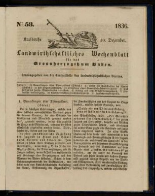No 53. 1836. 30. Dezember