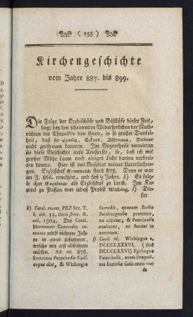 155-166, Kirchengeschichte
