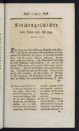 155-166, Kirchengeschichte