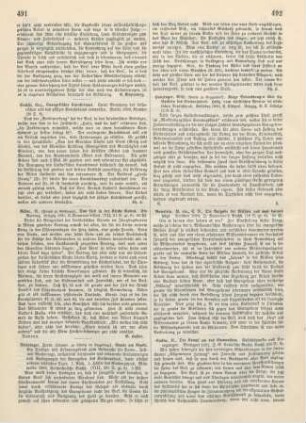 492-493 [Rezension] Eucken, Rudolf, Der Kampf um das Gymnasium