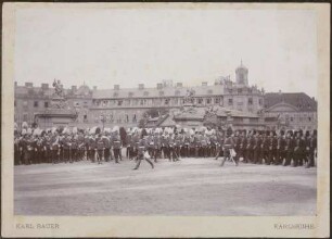 Schloßwache, Großherzog Friedrich I. und Kaiser Wilhelm II.