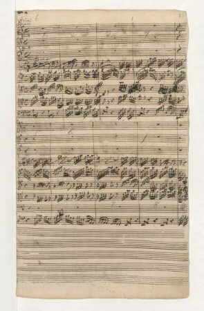 6. Aria (B, Coro): Friede sei mit euch