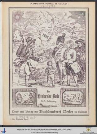 262. Jahrgang: Der hinkende Bote