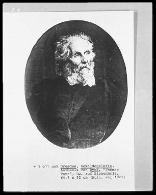 Bildnis des Thomas Parr