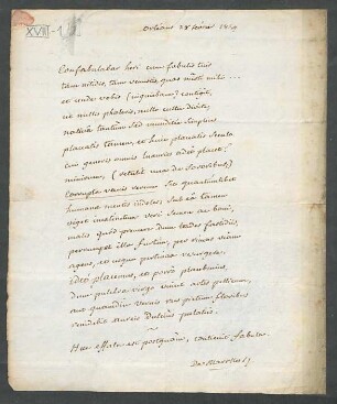 [Brief von Claude-François-Xavier de Marolles an François-Joseph Terrasse Desbillons]