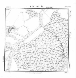 Kartenblatt SO LIX 62 Stand 1825