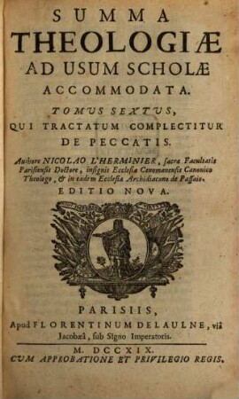Summa Theologiae Ad Usum Scholae Accommodata, 6. Qui Tractatum Complectitur De Peccatis