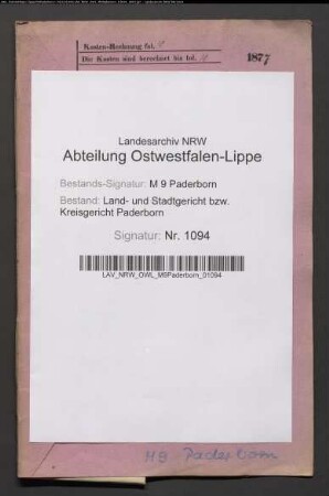 Erblasser: Thiele, Wilhelm: