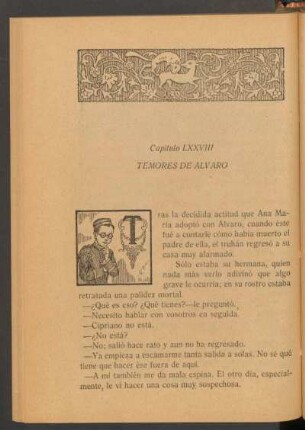Capítulo LXXVIII - Temores de Alvaro