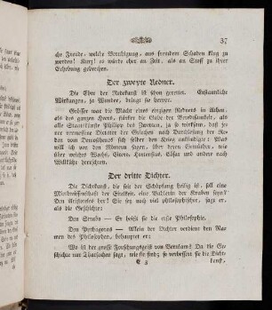 37-47, Der zweyte Redner. Die Ehre der Redekunst ...
