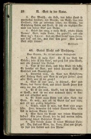 46. Gottes Macht und Vorsehung