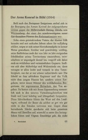 Der Arme Konrad in Bühl (1514)