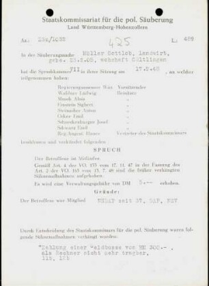Müller, Gottlob