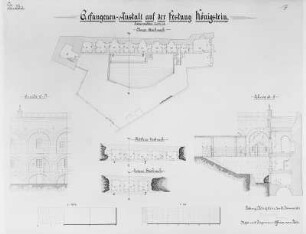 Festung Königstein, Gefangenen-Anstalt (Kasematten Nr. 42-46)