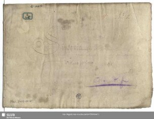Stimmensatz 1 [= autograph]