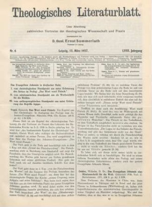 81-82 [Rezension] Vogel, Heinrich, Das Wort ward Fleisch