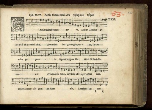 22. [= 53.] Cantate Domino