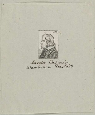 Bildnis des Anselm Casimir Wamboldt von Umbstatt, Erzbischof von Mainz